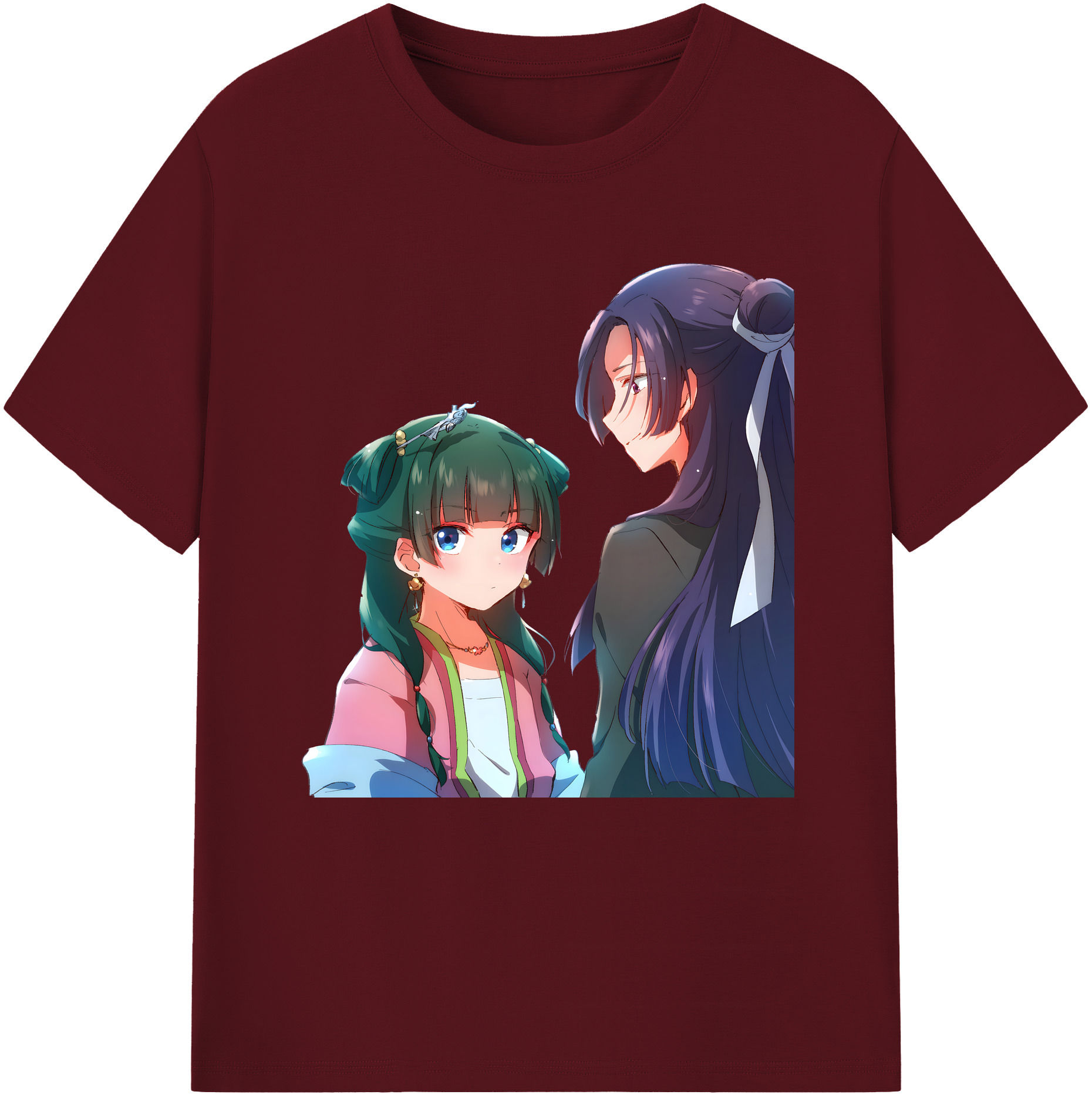 （画像用） 薬屋のひとりごと The Apothecary Diaries 綿100％半袖Tシャツ（フロントプリント）